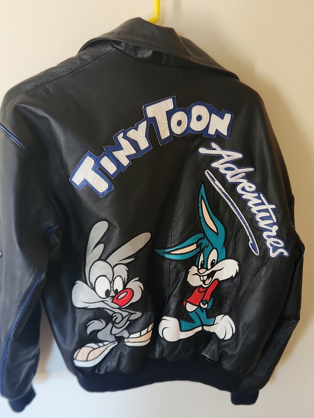 Vintage Montana Toons Looney Tunes Leather Jacket, Size Medium